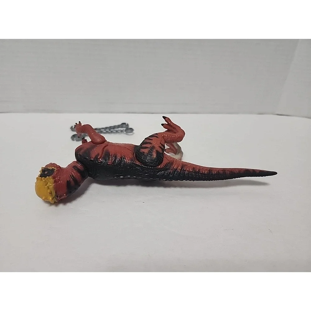 Jurassic Park JP14 Pachycephalosaurus Kenner 1993 5 in. Tall 7 in. Long HARNESS